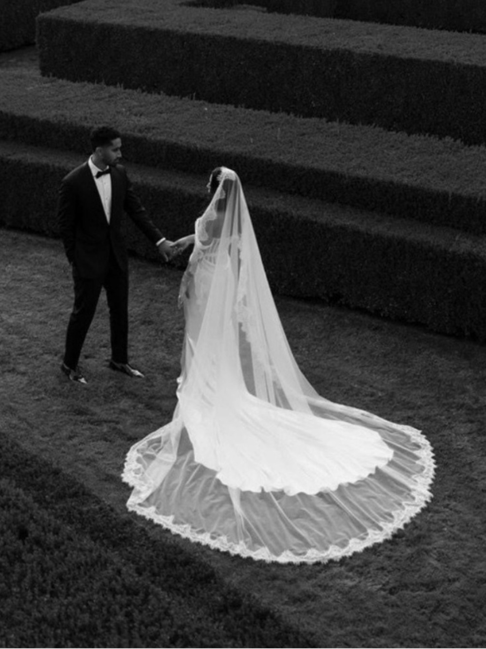 cathedral wedding veil